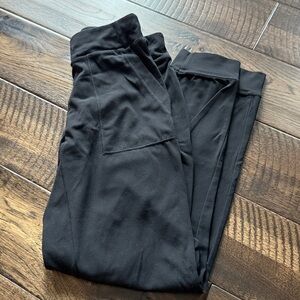 Athleta Girl black‎ joggers M 8-10